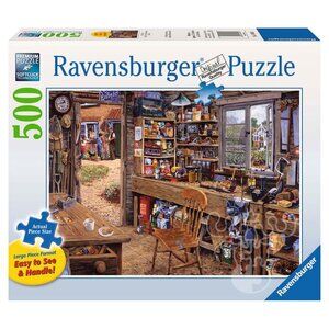 Ravensburger 500 pcs Large Format Puzzle-Dad's Shed New sealed